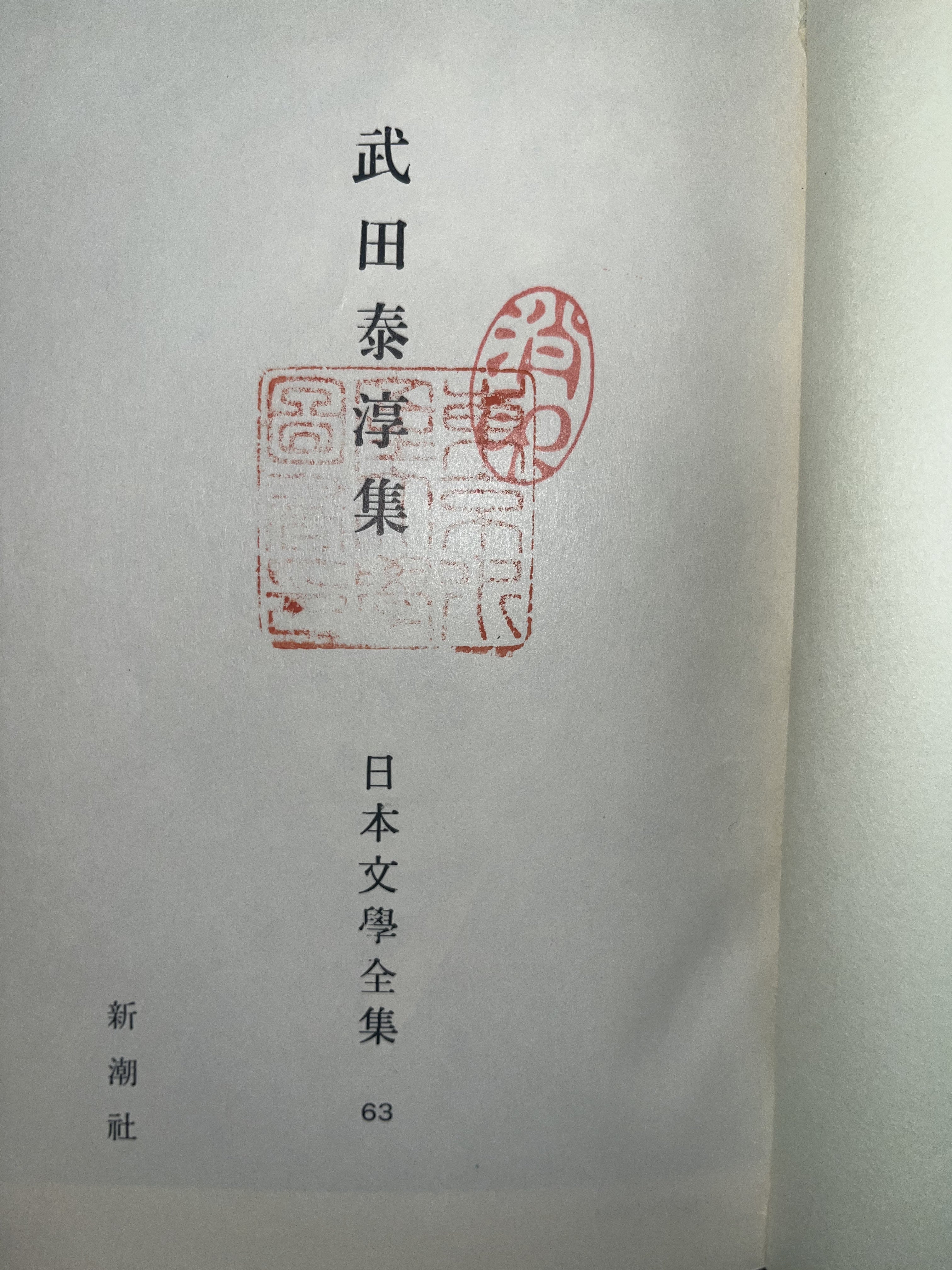 武田泰淳集 画像2