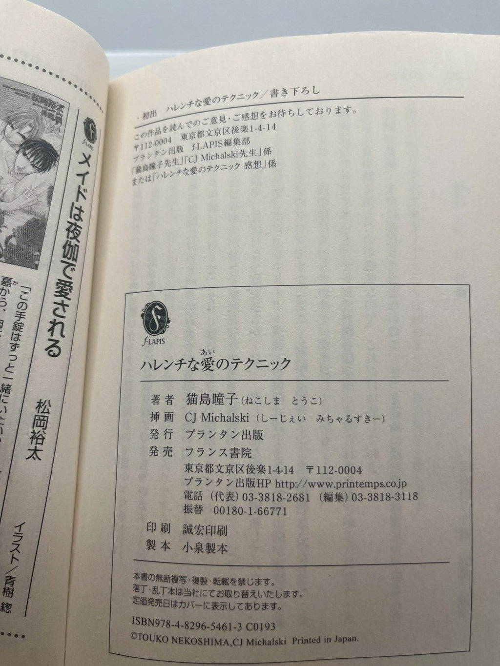 ハレンチな愛のテクニック 表紙